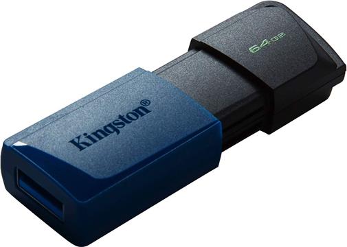 Kingston 64GB USB 3.2 Gen 1 DataTraveler Exodia M (Black + Blue)