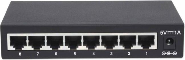 Intellinet 561730 Switch 8p Fast Ethernet, desktop