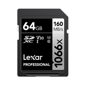 Lexar SDXC 64GB Professional 1066x UHS-I