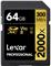 Lexar SDXC 64GB Professional 2000x UHS-II U3 ( 260/300 MB/s )