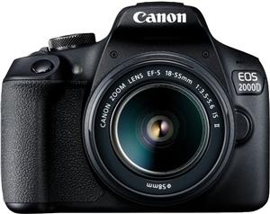 Canon EOS 2000D + EF-S 18-55 IS II lens