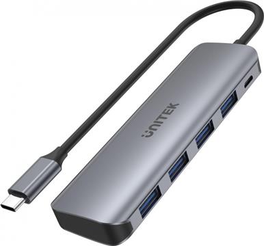 Aktywny hub USB-C 4xUSB 3.1 Gen1 microUSB