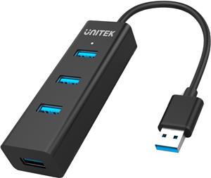 Unitek 4-porty USB 3.0 crna