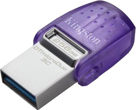 Kingston 256GB DataTraveler microDuo 3C 200MB/s dual USB-A + USB-C EAN: 740617328110