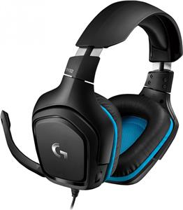 Slušalice Logitech G432, žičane, gaming, 7.1, mikrofon, over-ear, PC, PS4, Xbox, Switch, crno-plave, 981-000770