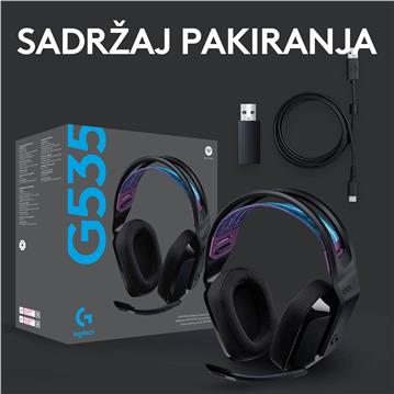 Logitech G G535 LIGHTSPEED Wireless Gaming Headset - headset
