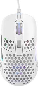 XTRFY M42 RGB, Ultra-light Gaming Mouse, Pixart 3389, Modular shell, White