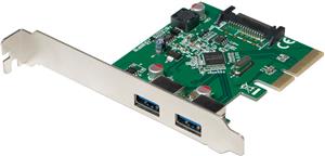 LogiLink karta PCI Express 2x USB 3.1