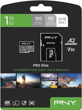 PNY PRO Elite microSDXC 1TB + Adapter SD