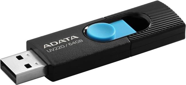 ADATA UV220 64GB USB 2.0 czarno-plava