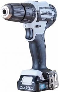 Makita HP333DSAW cordless impact drill white / 1 battery + charger in case