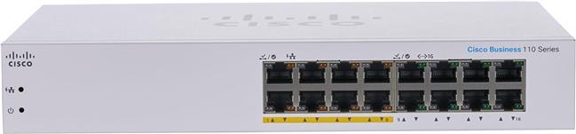Cisco CBS110-16PP-EU 16x GB-LAN, unmanaged