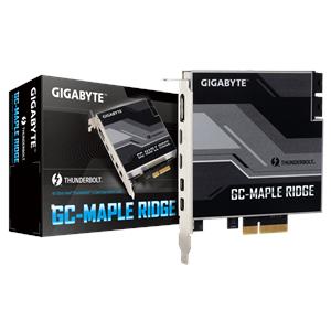 Gigabyte GC-MAPLE RIDGE interface cards/adapter Internal DisplayPort, Mini DisplayPort, Thunderbolt 4, USB 3.2 Gen 2 (3.1 Gen 2)