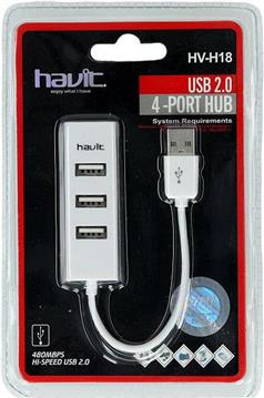 HAVIT USB 2.0 4 Port Hub H18