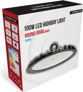 ASALITE LED ceiling lamp HIGHBAY, 100W, 4500K, 9000lm