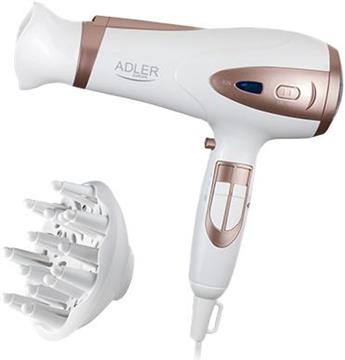 Adler ionic hair dryer 2200W AD 2248 white