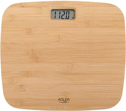Adler personal scale bamboo AD8173