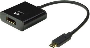 Adapter USB-C to DP 4K, black, Ewent EW9825