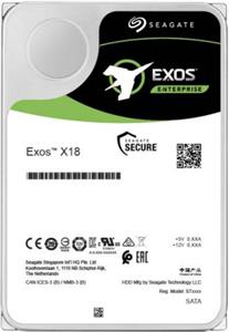 Seagate Exos X18 ST12000NM000J - hard drive - 12 TB - SATA 6Gb/s