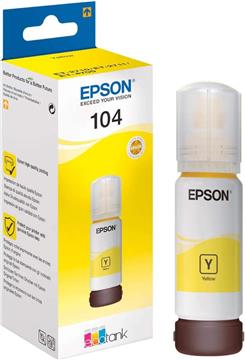 Epson EcoTank 104 - yellow - original - ink tank