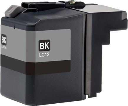 Brother LC12EBK - XL Capacity - black - original - ink cartridge