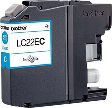 Brother LC22EC - Super High Yield - cyan - original - ink cartridge