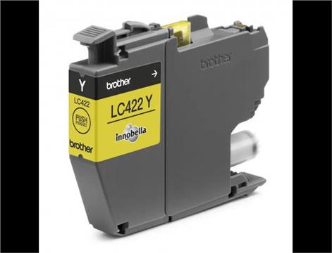 Brother LC422Y - yellow - original - ink cartridge