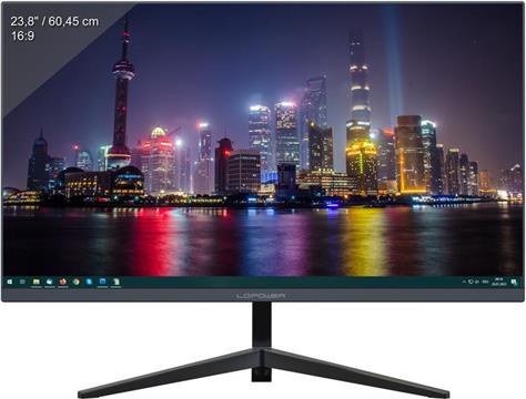 Monitor 24" LC POWER M24 FHD, VA, 75Hz, 8ms, 250cd/m2, 3000:1, crni