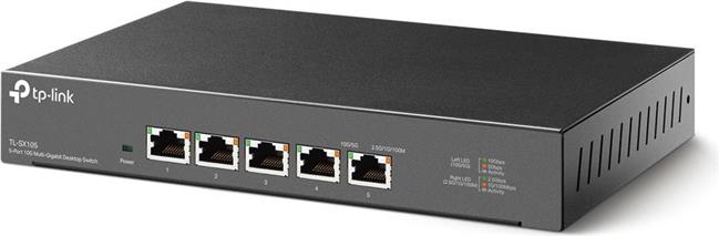 TP-Link TL-SX105 V1 - switch - 5 ports - rack-mountable