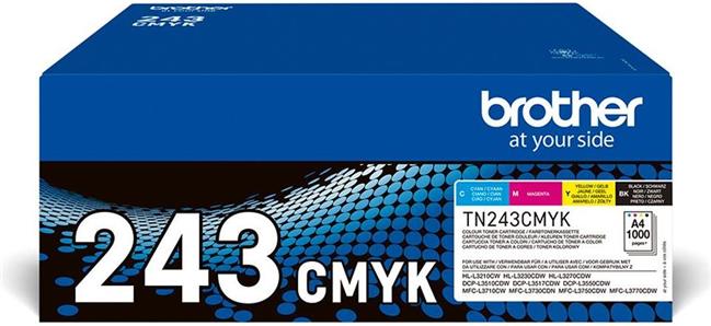 Brother TN242CMY Value Pack - 3-pack - yellow, cyan, magenta - original - toner cartridge