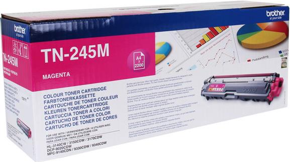 Brother TN245M - magenta - original - toner cartridge