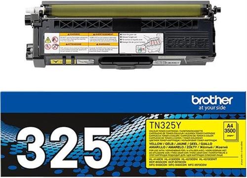 Brother TN325Y - yellow - original - toner cartridge