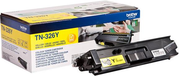 Brother TN326Y - yellow - original - toner cartridge