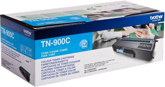 Brother TN900C - cyan - original - toner cartridge