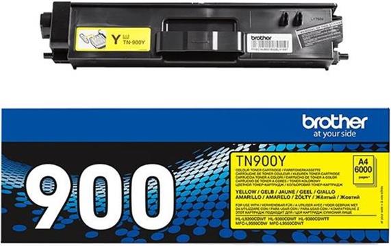 Brother TN900y - yellow - original - toner cartridge