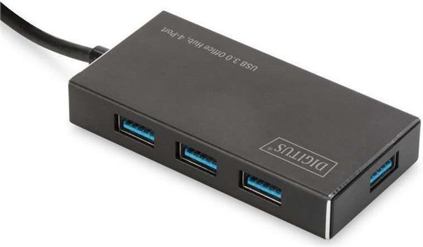 DIGITUS USB 3.0 Office Hub DA-70240-1 - hub - 4 ports