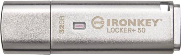 Kingston IronKey Locker+ 50 - USB flash drive - 32 GB