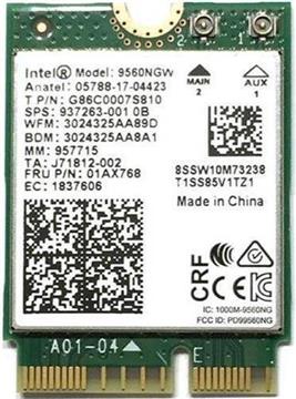 Intel Wireless-AC 9560 2230 2x2 AC+ BT Gigabit No vPro