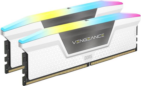 Corsair Vengeance RGB 32GB DDR5 5200, C40, (2x16GB), CMH32GX5M2B5200C40W