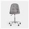 VonHaus office chair gray faux leather