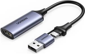 Ugreen USB 1080p HDMI to USB-C/A image capture adapter - box