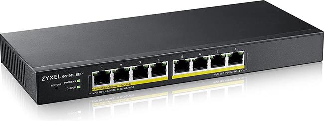 ZYXEL GS1915-8EP 8-port GbE Smart Switch