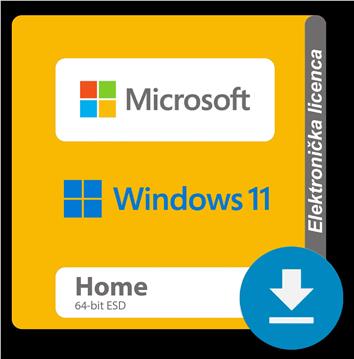 Microsoft Windows 11 Home 64-bit ESD elektronička licenca