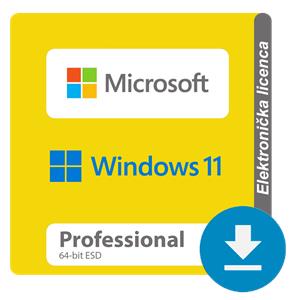Microsoft Windows 11 Professional 64-bit ESD elektronička licenca