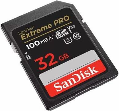 SanDisk SDHC 32GB Extreme Pro UHS-I U3 V30 100/90 MB/s