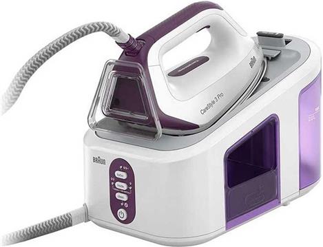Parna postaja BRAUN IS3155VI, 2400 W, 6,5 bara, 430 g/min, 2 l, ljubičasta