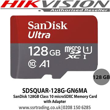 Memorijska kartica SANDISK, microSDXC, 128 GB, SDSQUAB-128G-GN6MA, A2 class 10 V30 UHS-I U3