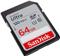 Memorijska kartica SANDISK, SDXC, 64 GB, SDSDUNB-064G-GN6IN, A2 class 10 V30 UHS-I U3