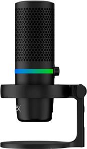 Mikrofon HyperX DuoCast HMID1R-ABK/G, RGB, stolni, za PC i PS5/PS4, crni