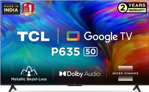 TCL 50P635 50'' 127 cm 4K HDR TV receiver, Google TV
